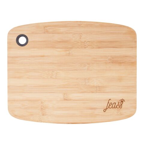FSC Large Bamboo Cutting Board with Silicone Grip Standard | Black | No Imprint | not available | not available