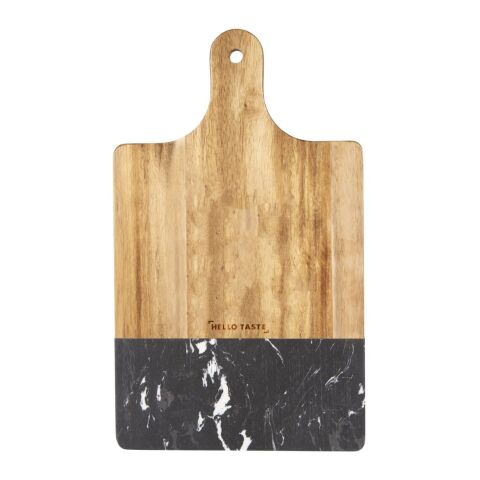 Black Marble and Wood Cutting Board Standard | Black | No Imprint | not available | not available