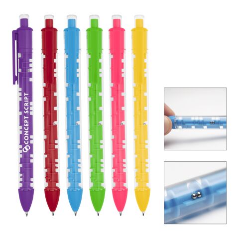 A-Maze Me Pen Transparent-Red | No Imprint | not available | not available