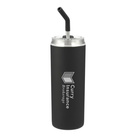 Marka Copper Vac Tumbler w/ SS straw 20oz Standard | Black | No Imprint | not available | not available