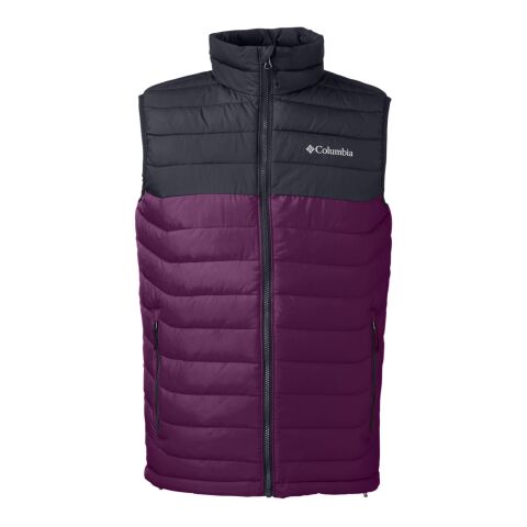 Men&#039;s Powder Lite™ Vest Dark Gray-Dark Mauve | L | No Imprint | not available | not available