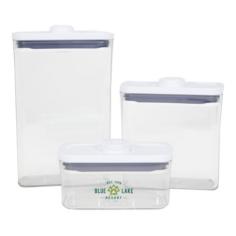 OXO 3-piece Slim POP Container Set Clear | No Imprint | not available | not available