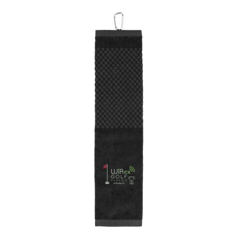 3.5lb./doz. 5.25x22in Scrubber Golf Towel Black | No Imprint | not available | not available