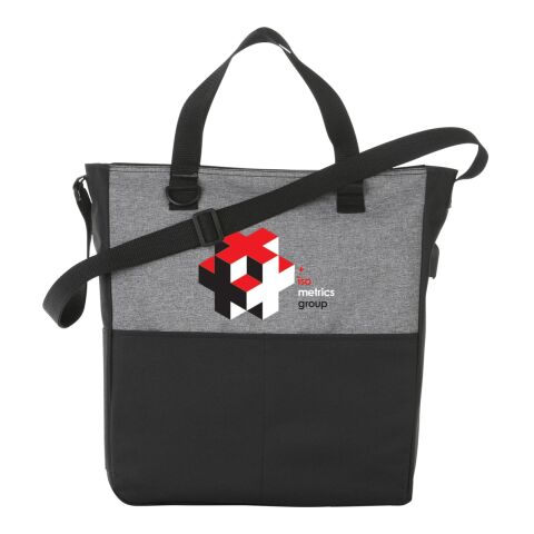 Cameron Convention Tote w/ USB Port Graphite | No Imprint | not available | not available