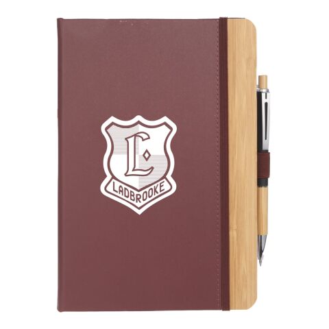 5.5” x 8.5” FSC® Recycled Kia Bamboo Journal Orange | No Imprint | not available | not available