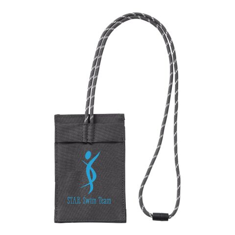 Lanyard ID Holder Standard | Charcoal | No Imprint | not available | not available