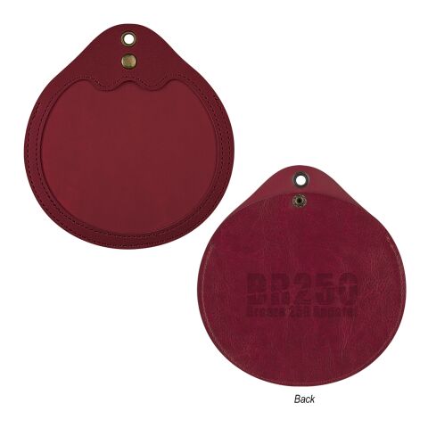 Round Tech Accessories Pouch Burgundy | No Imprint | not available