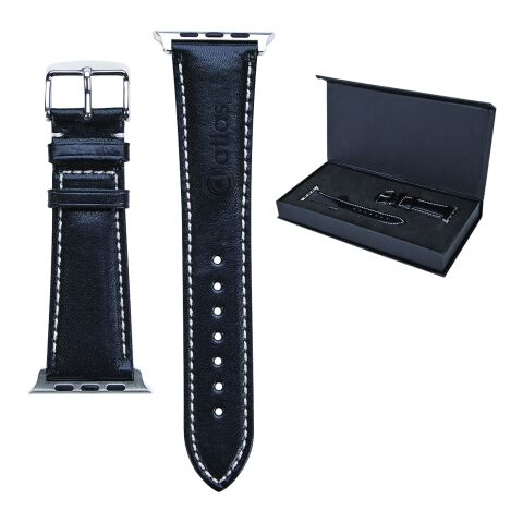 Prime Time Leather Watch Band Black | No Imprint