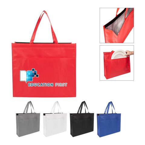 Matte Cooler Tote Bag With 100% RPET Material Black | No Imprint | not available | not available