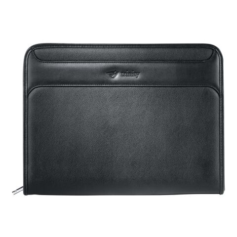 Burke Zippered Padfolio Standard | Black | No Imprint | not available | not available