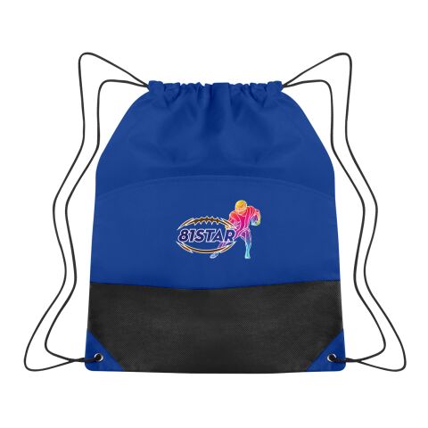 Non-Woven Two-Tone Drawstring Sports Pack Royal Blue | No Imprint | not available | not available