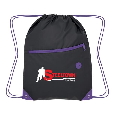 Color Pop Drawstring Bag Purple | No Imprint | not available | not available