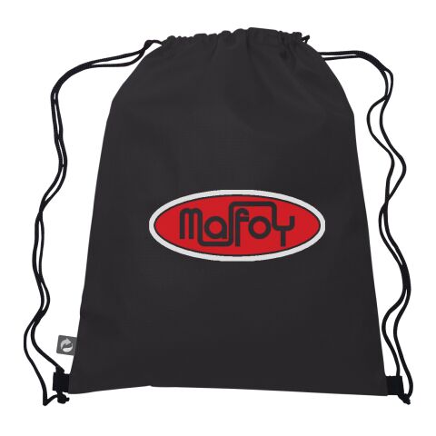 PLA Non-Woven Drawstring Bag Black | No Imprint | not available | not available