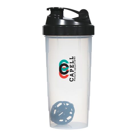 24 Oz. Shake-It-Up Bottle Black-Black | Silk Screen | Side1 | 2.50 Inches × 4.00 Inches