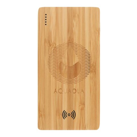 Plank 5000 mAh Bamboo Wireless Power Bank Standard | Wood | No Imprint | not available | not available