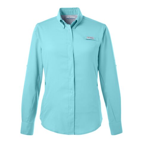 Ladies&#039; Tamiami™ II Long-Sleeve Shirt Aqua | XS | No Imprint | not available | not available