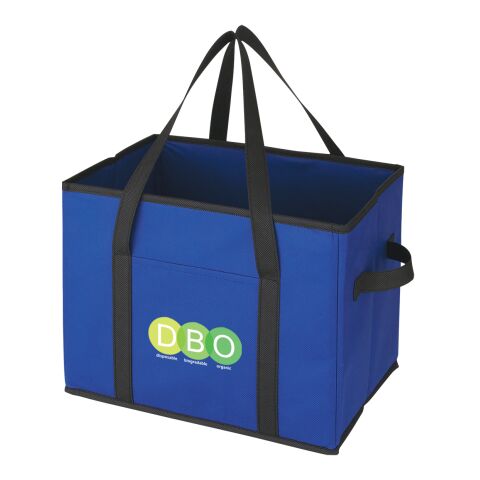 Non-Woven Multi-Tasking Organizer Royal Blue with Black | No Imprint | not available | not available