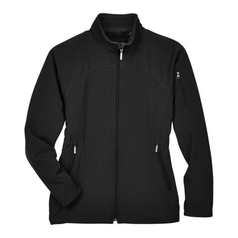 Ladies&#039; Three-Layer Fleece Bonded Performance Soft Shell Jacket Black | XL | No Imprint | not available | not available