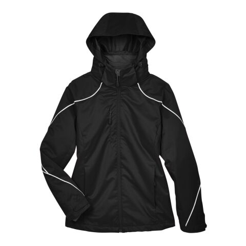 Ladies&#039; Angle 3-in-1 Jacket with Bonded Fleece Liner Black | M | No Imprint | not available | not available