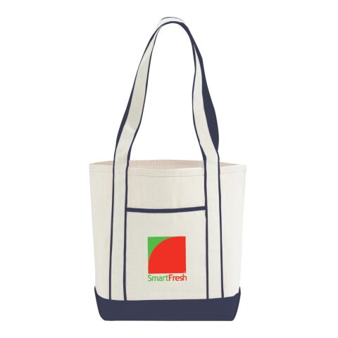 Topsail 10oz Cotton Canvas Boat Tote Navy Blue | No Imprint | not available | not available