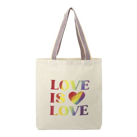 Rainbow Recycled 6oz Cotton Convention Tote Standard | Natural | No Imprint | not available | not available