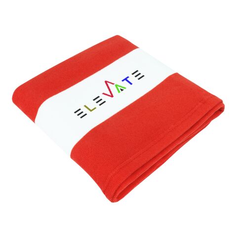 Microfiber Beach Towel Red with White | No Imprint | not available | not available