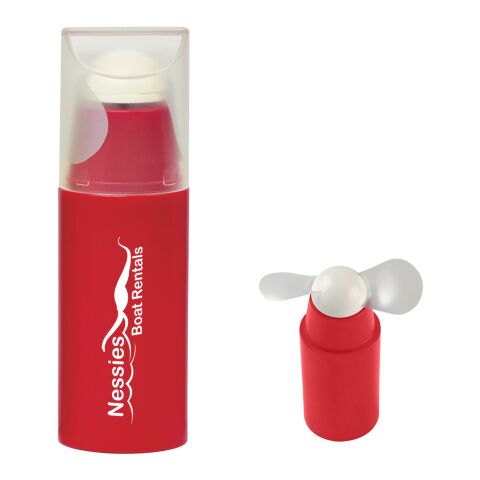 Mini Fan With Removable Cap Red | No Imprint | not available | not available