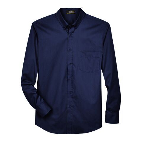 Men&#039;s Tall Operate Long-Sleeve Twill Shirt Navy | CUSTOM (LT) | No Imprint | not available | not available