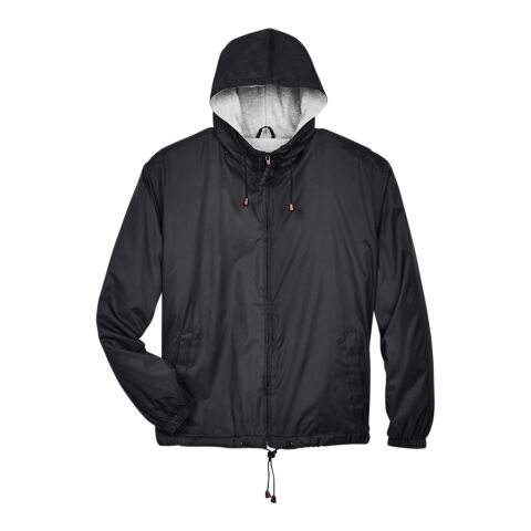 Adult Fleece-Lined Hooded Jacket Black | M | No Imprint | not available | not available