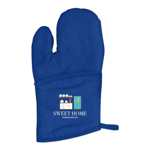 Quilted Cotton Canvas Oven Mitt Royal Blue | No Imprint | not available | not available