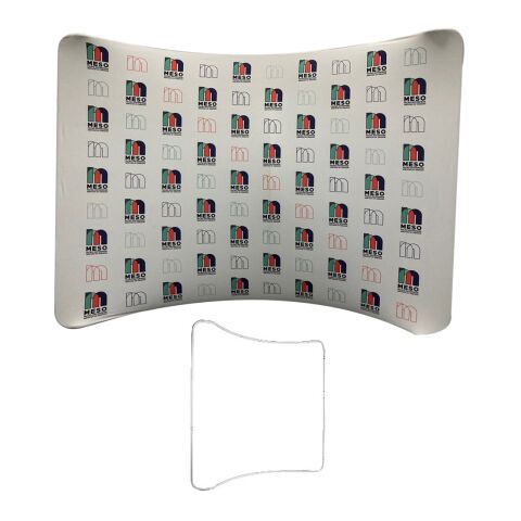 10&#039; Curved Tension Fabric Display White | No Imprint | not available | not available