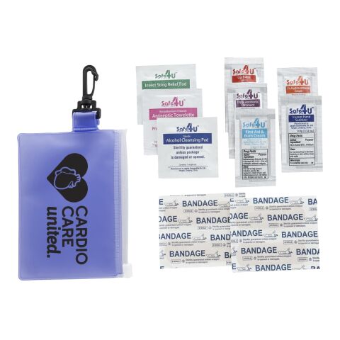On The Go 12-Piece First Aid Pack Standard | Royal Blue | No Imprint | not available | not available