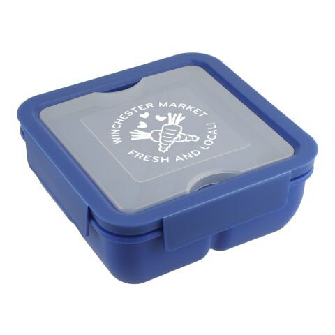 Recycled Plastic Lunch To Go Set Standard | Transparent-Blue | No Imprint | not available | not available