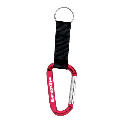 Large Carabiner Key Ring Standard | Red | No Imprint | not available | not available
