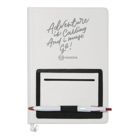 6&quot; x 8&quot; Moda Notebook Standard | White | No Imprint | not available | not available