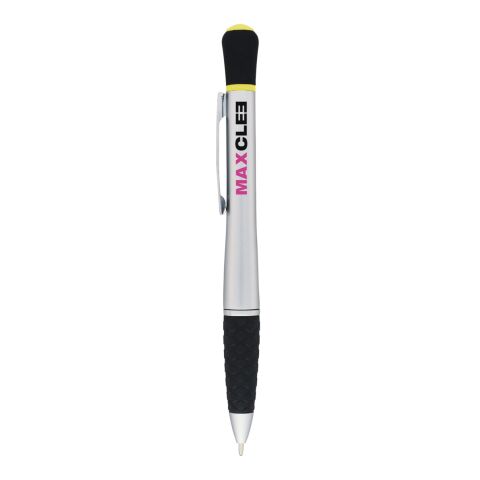 Stellar Ballpoint Pen-Highlighter Standard | Silver-Yellow | No Imprint | not available | not available