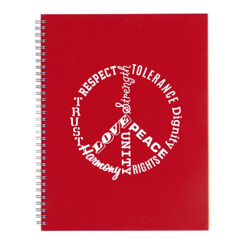 8.5&quot; x 11&quot; Remark FSC Recycled 5-subject Notebook Red | No Imprint | not available | not available