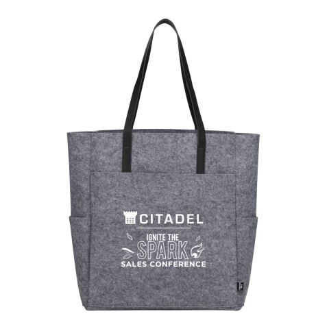 Recycled Felt Tall Shopper Tote Charcoal | No Imprint | not available | not available