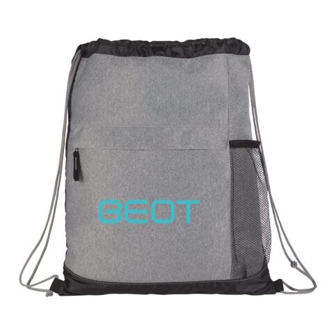 Heather Melange Drawstring Bag Standard | Graphite | No Imprint | not available | not available