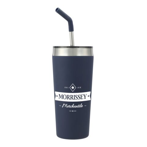 Faye 20oz Vacuum Tumbler w/ SS Straw Navy | No Imprint | not available | not available