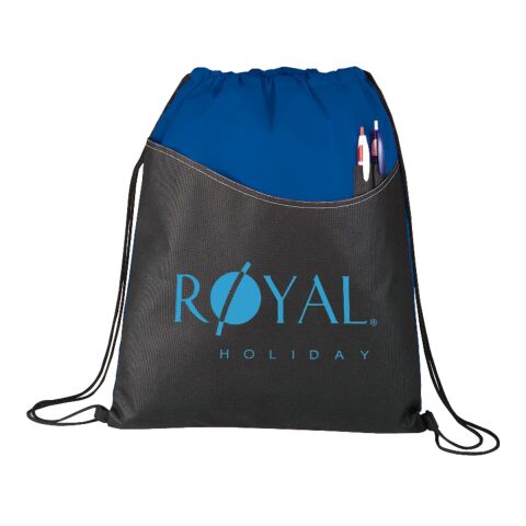 Rivers Non-Woven Drawstring Bag Standard | Royal Blue | No Imprint | not available | not available