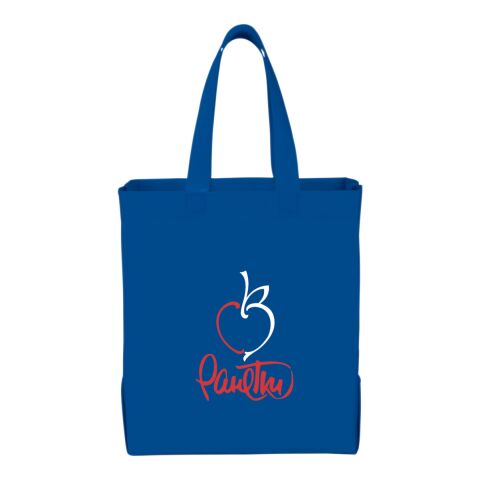 Liberty Heat Seal Non-Woven Grocery Tote Standard | Royal Blue | No Imprint | not available | not available