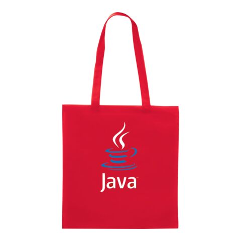 Zeus Non-Woven Convention Tote Standard | Red | No Imprint | not available | not available