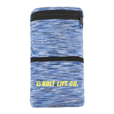 Cooling Heathered Wrist Band with Pocket Standard | Blue | No Imprint | not available | not available