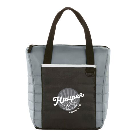 Quilted 12-Can Lunch Cooler Standard | Gray | No Imprint | not available | not available