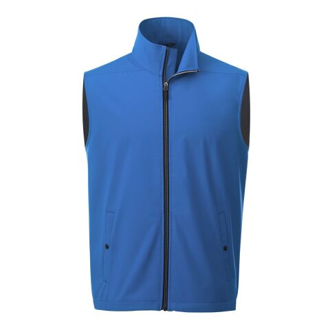 Men&#039;s WARLOW Softshell Vest Standard | Blue | 5XL | No Imprint | not available | not available