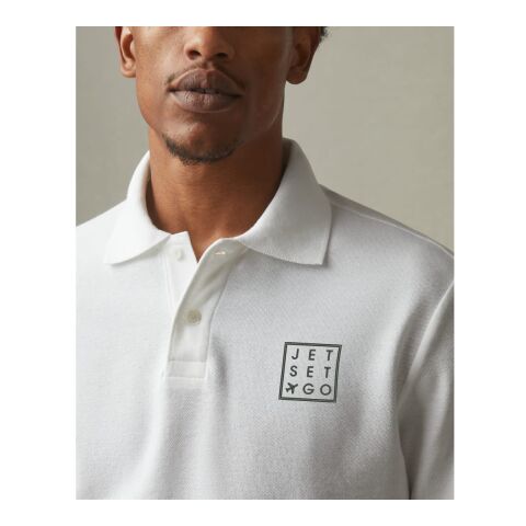 American Giant Cotton Pique Polo - Men&#039;s Standard | White | 2XL | No Imprint | not available | not available