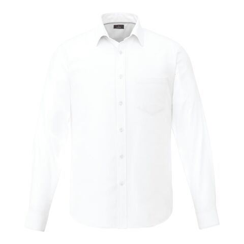 Men&#039;s PIERCE Long Sleeve Shirt Standard | White | S | No Imprint | not available | not available