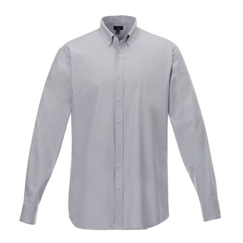 Men&#039;s IRVINE Oxford LS Shirt Tall Standard | Silver | L | No Imprint | not available | not available