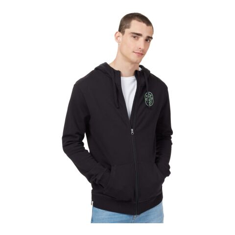 Men&#039;s Organic Cotton Zip Hoodie Standard | Black | L | No Imprint | not available | not available